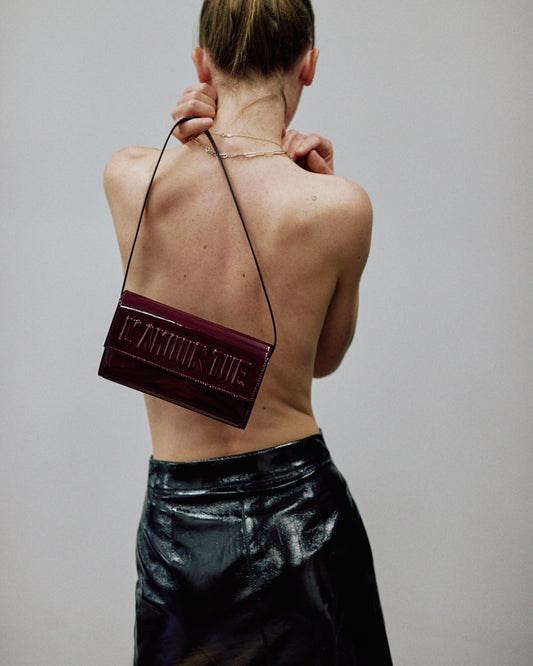 L’AMOUR TUE BAG LAMBSKIN