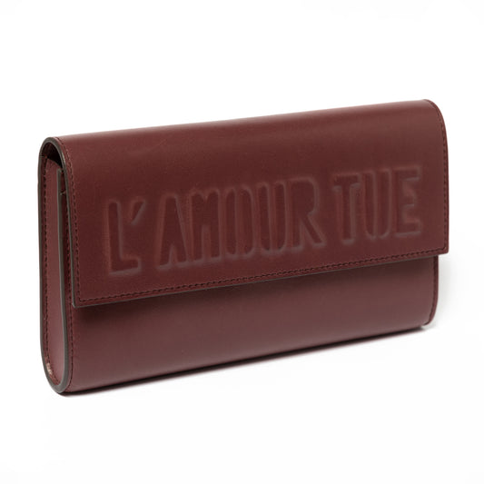 L'AMOUR TUE CLUTCH BAG LAMBSKIN